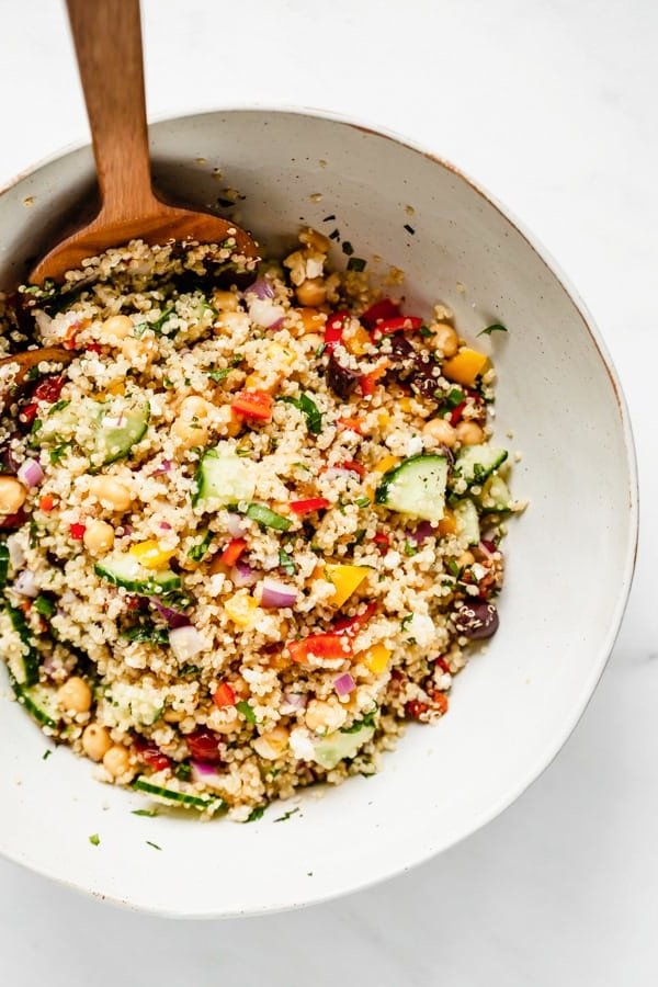 A Delicious and Nutritious Mediterranean Quinoa Salad