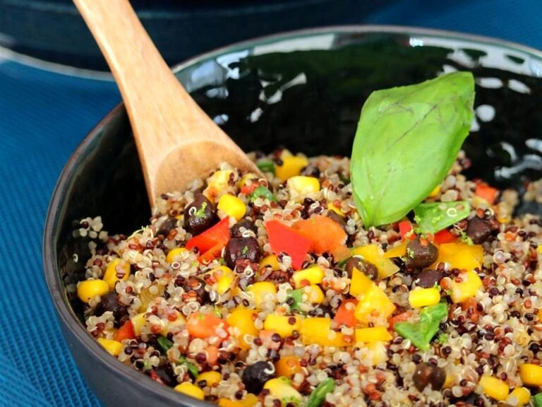 Corn Quinoa Salad With Black Bean