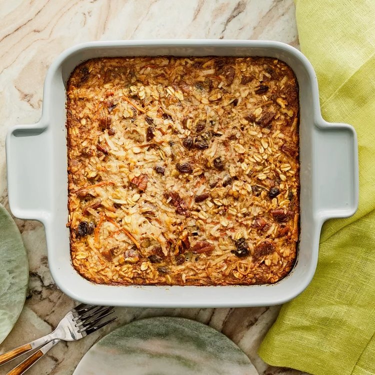 Baked Oatmeal Carrot Cake