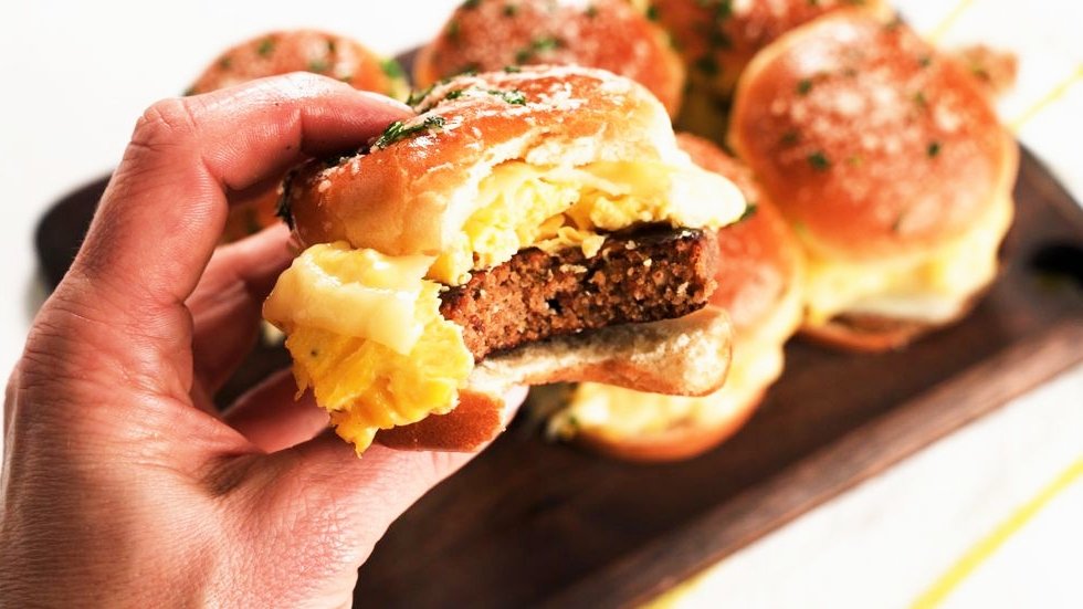 Maple-Walnut Sausage Sliders