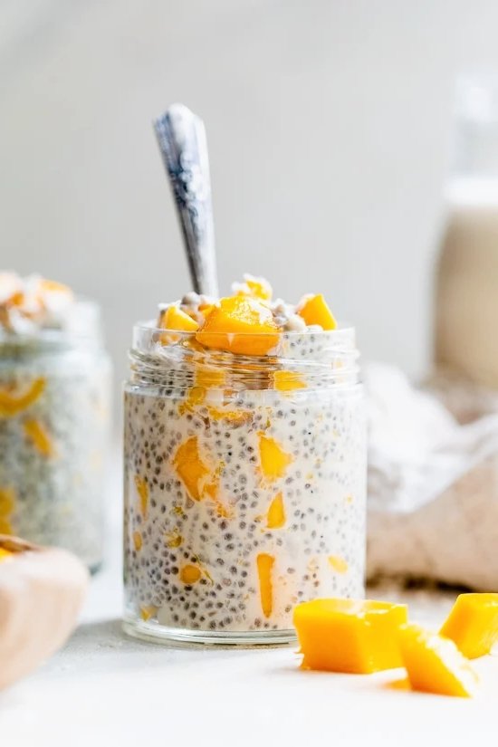 Creamy Mango Coconut Chia Pudding