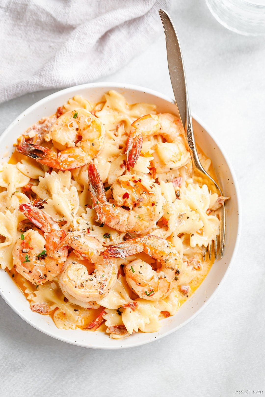 Creamy Garlic Shrimp Pasta