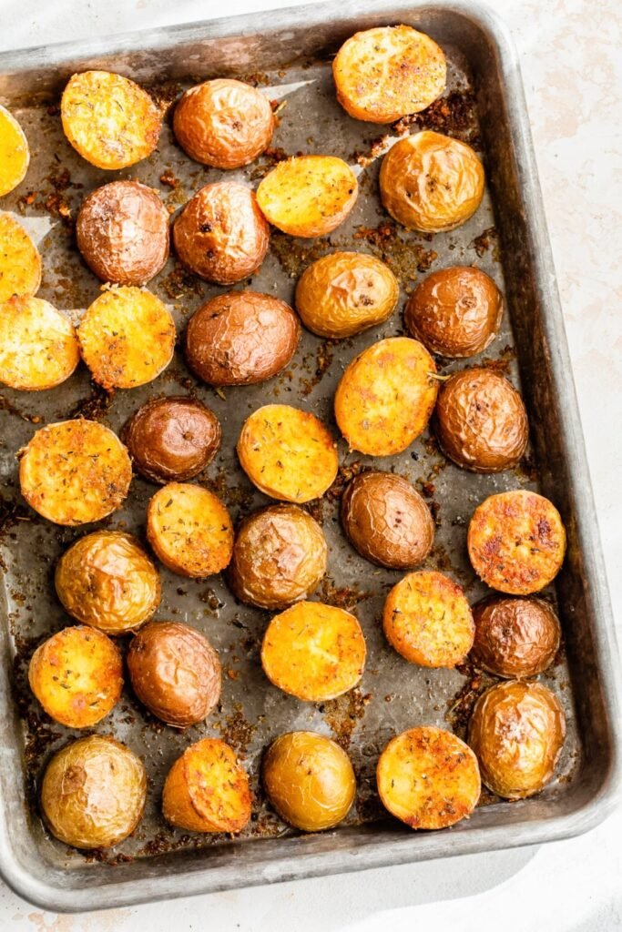 Oven Roasted Crispy Baby Potatoes