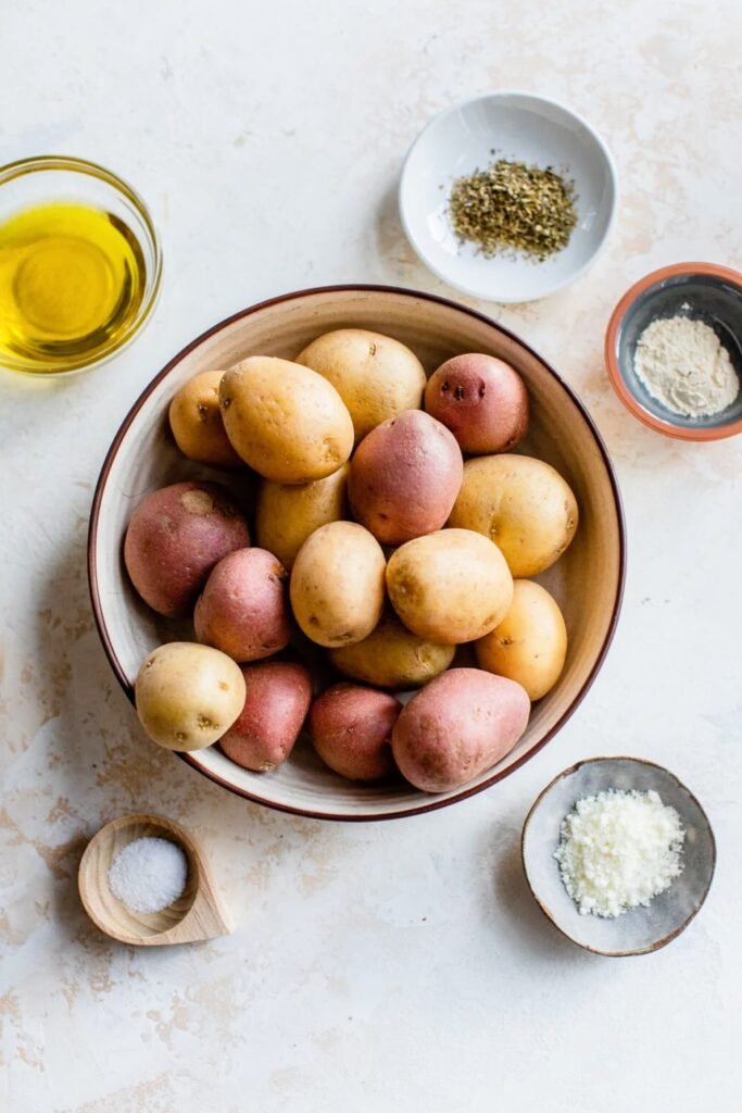 Oven Roasted Crispy Baby Potatoes