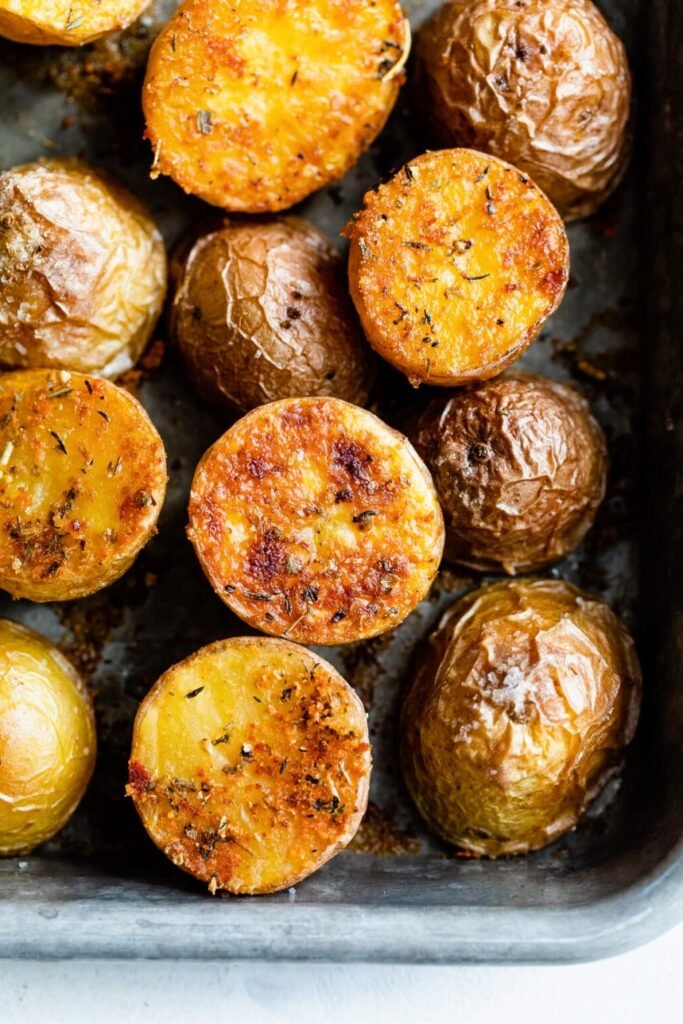 Oven Roasted Crispy Baby Potatoes