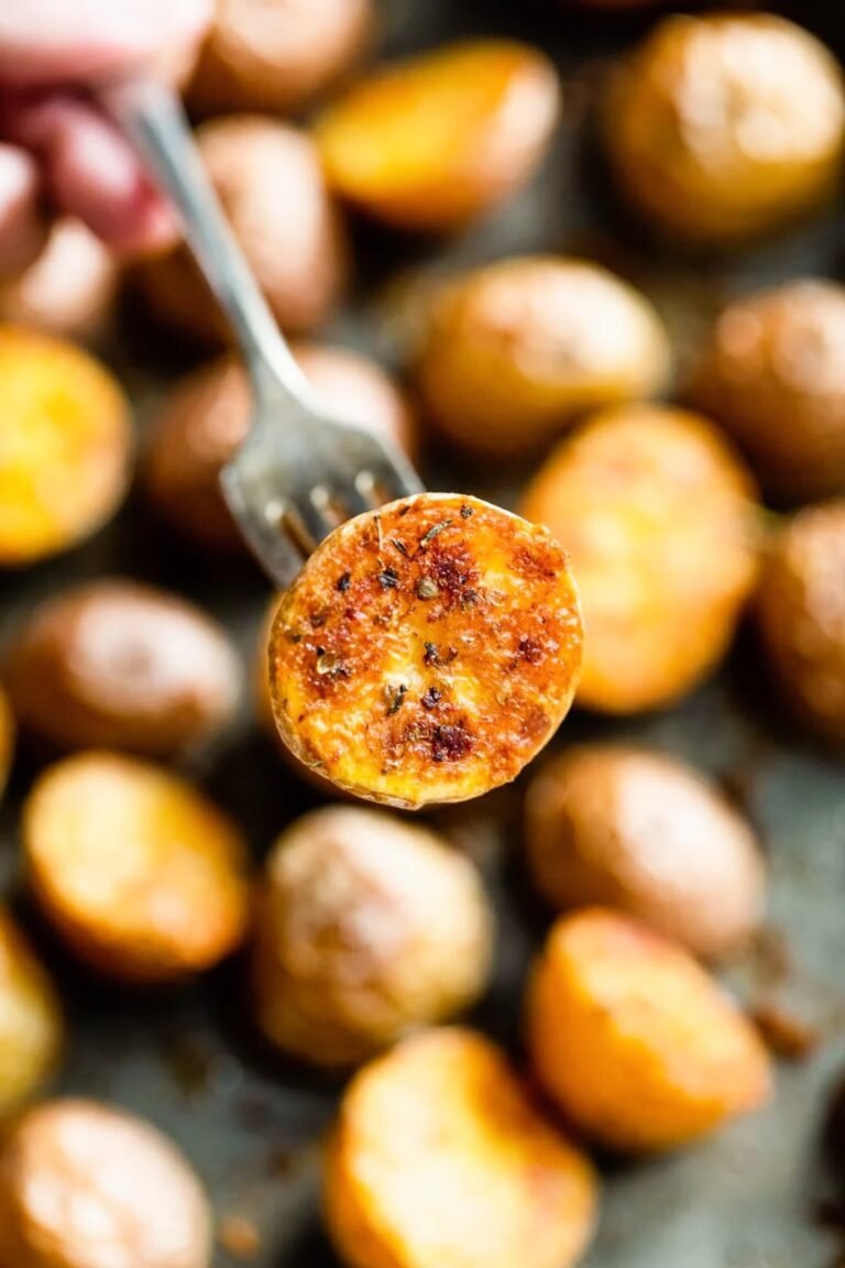 Oven Roasted Crispy Baby Potatoes