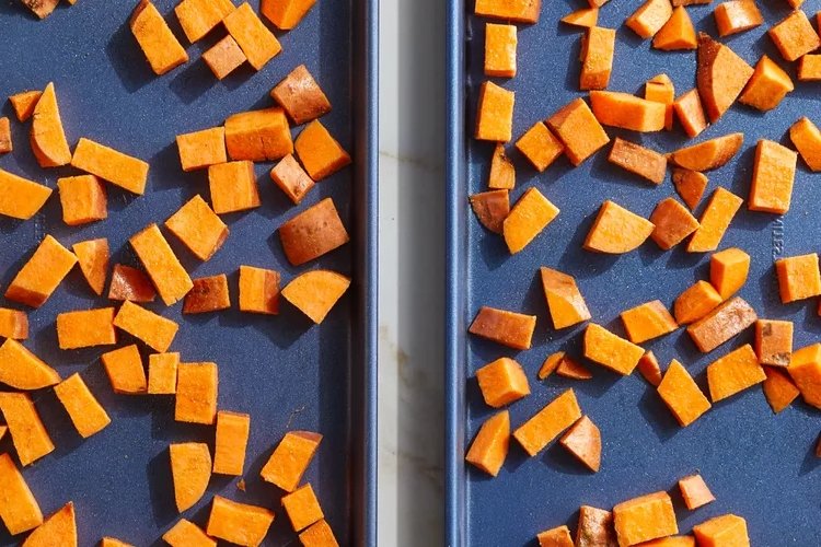 Roasted Sweet Potatoes with Cumin-Lime 